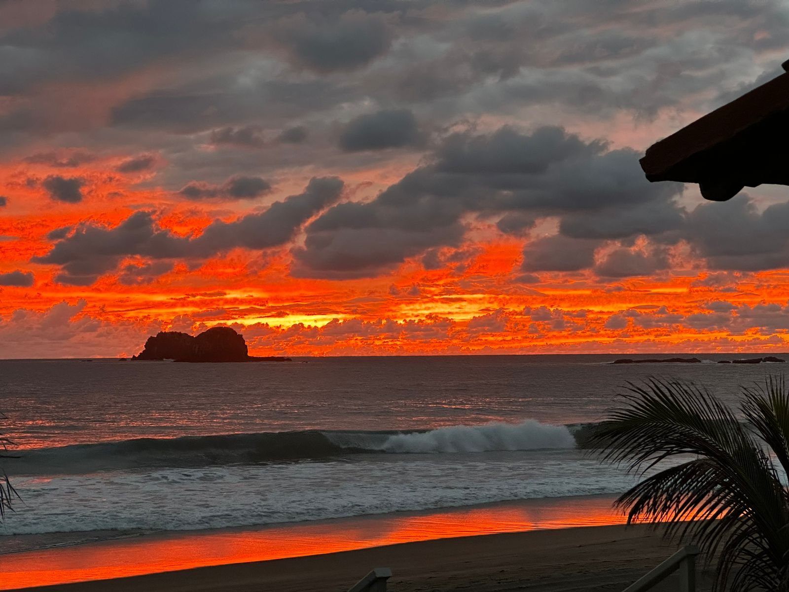 Sunset on beach